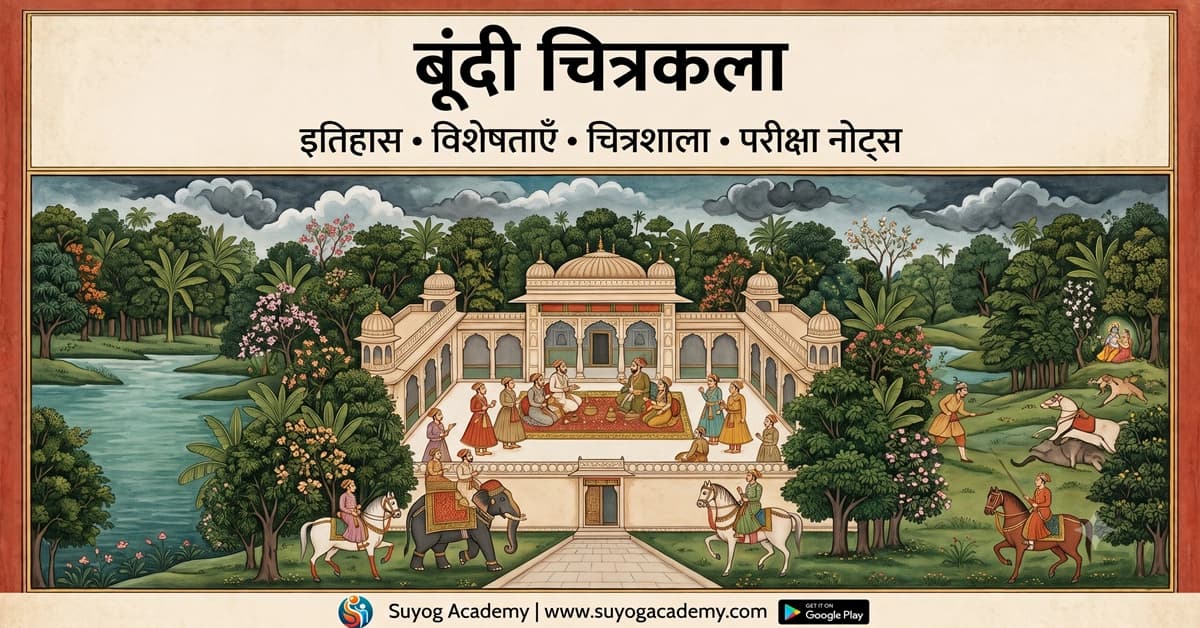 बूंदी चित्रकला व चित्रशाला — CET/RAS PYQ के साथ (2026 Free Notes)