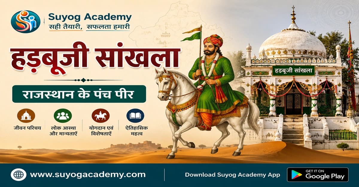 राजस्थान के 5 पंचपीर में हड़बूजी सांखला — CET/RAS PYQ के साथ (2026 Free Notes)