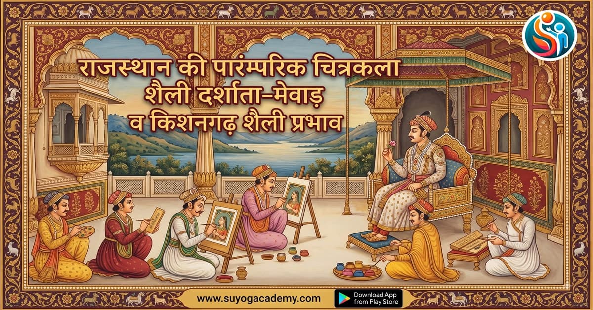 राजस्थान की 5 चित्रकला शैलियाँ — CET/RAS PYQ के साथ (2026 Free Notes)