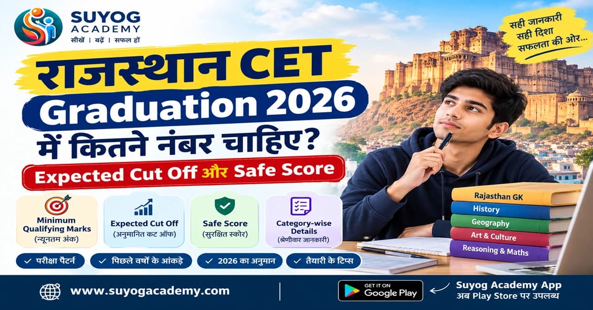 CET Graduation 2026 Cut Off — 4 Safe Score बैंड (2026 Free Notes)