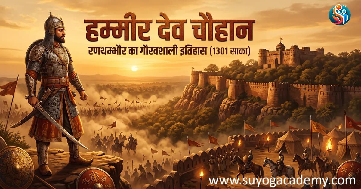 हम्मीर देव व रणथंभौर का 1 साका — CET/RAS PYQ के साथ (2026 Free Notes)