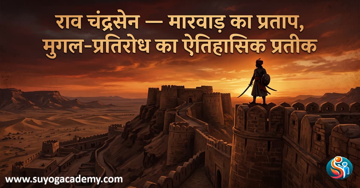 राव चंद्रसेन — मारवाड़ का प्रताप — CET/RAS PYQ के साथ (2026 Free Notes)