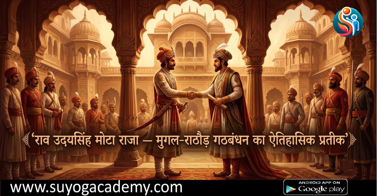 मोटा राजा उदयसिंह — मुगल-राठौड़ गठबंधन — CET/RAS PYQ के साथ (2026 Free Notes)